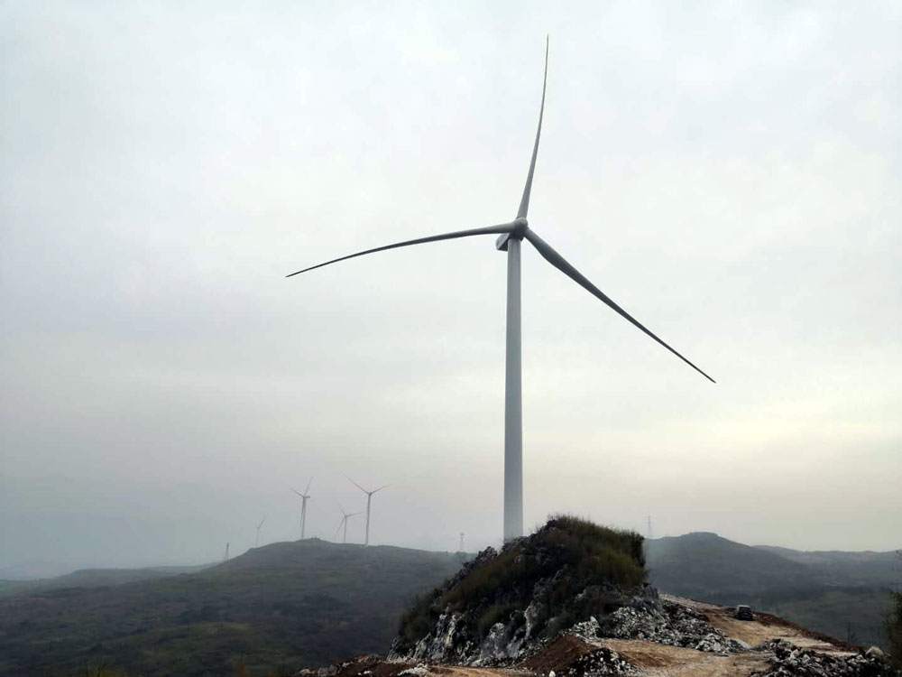 湖南桂陽(yáng)縣蓮塘風(fēng)電場(chǎng)工程24#、25#風(fēng)機(jī)支路及平臺(tái)CO?爆破工程